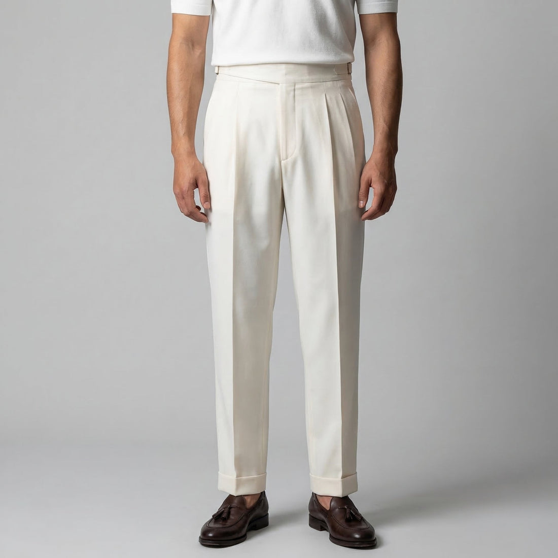 Men's Tailored fit Pleated Trousers