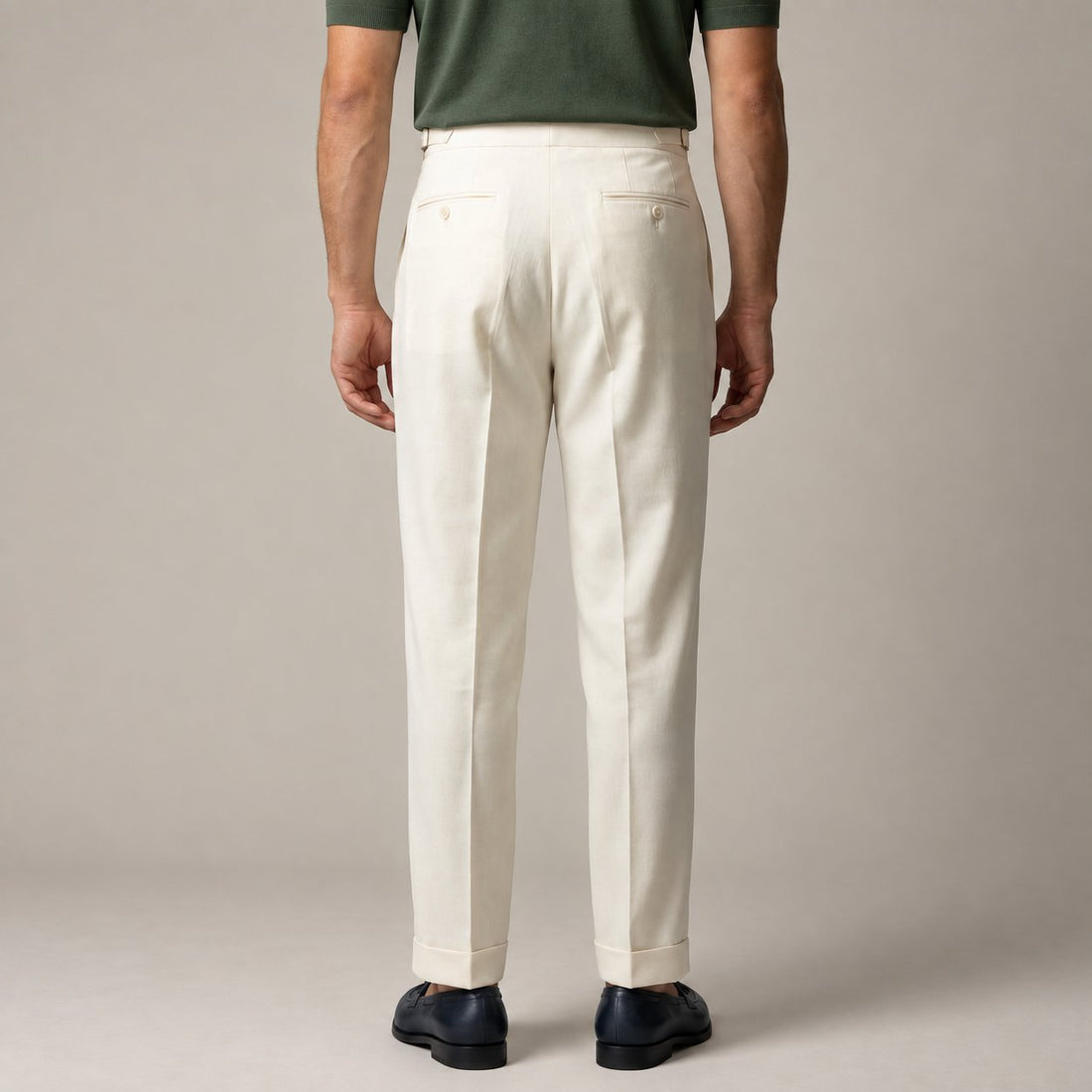 Men's Tailored fit Pleated Trousers