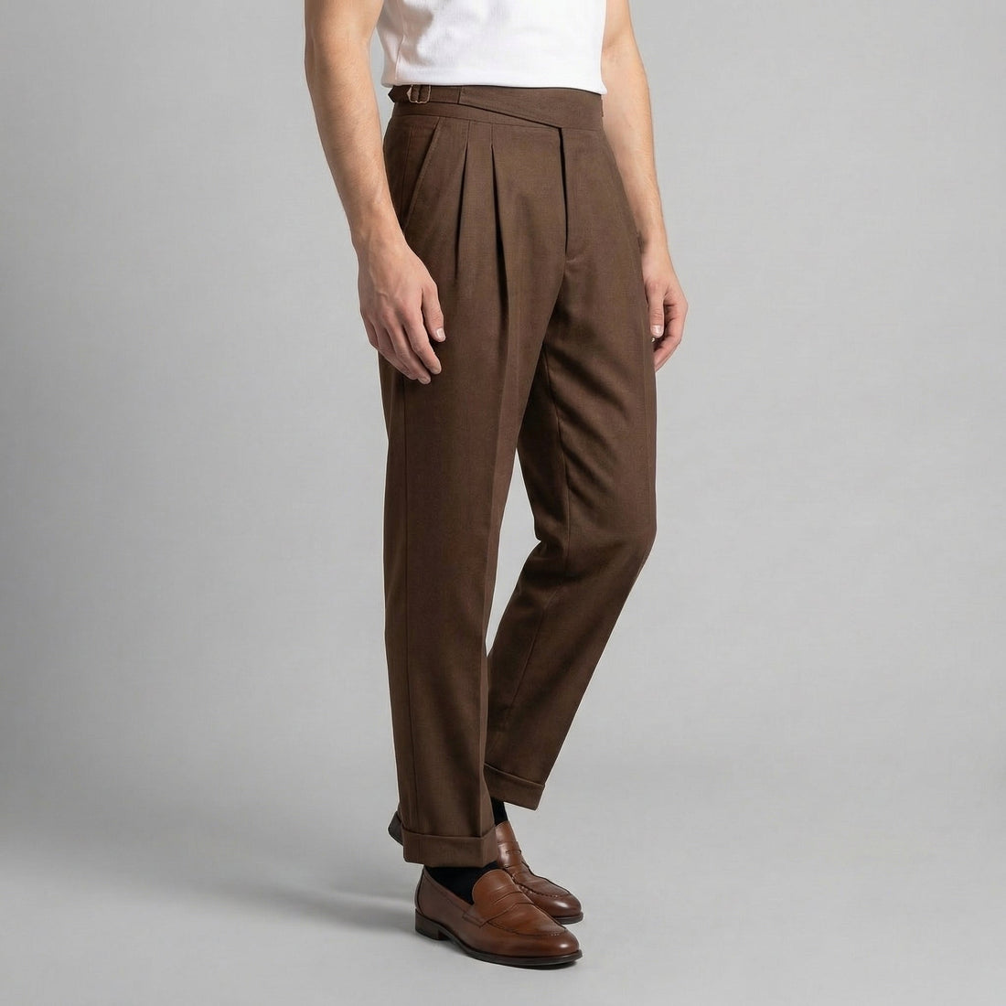 Men's Tailored fit Pleated Trousers