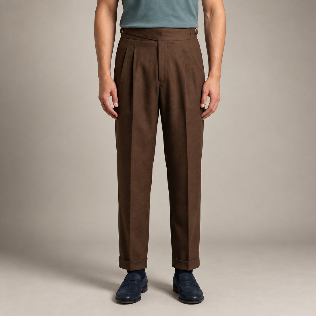 Men's Tailored fit Pleated Trousers
