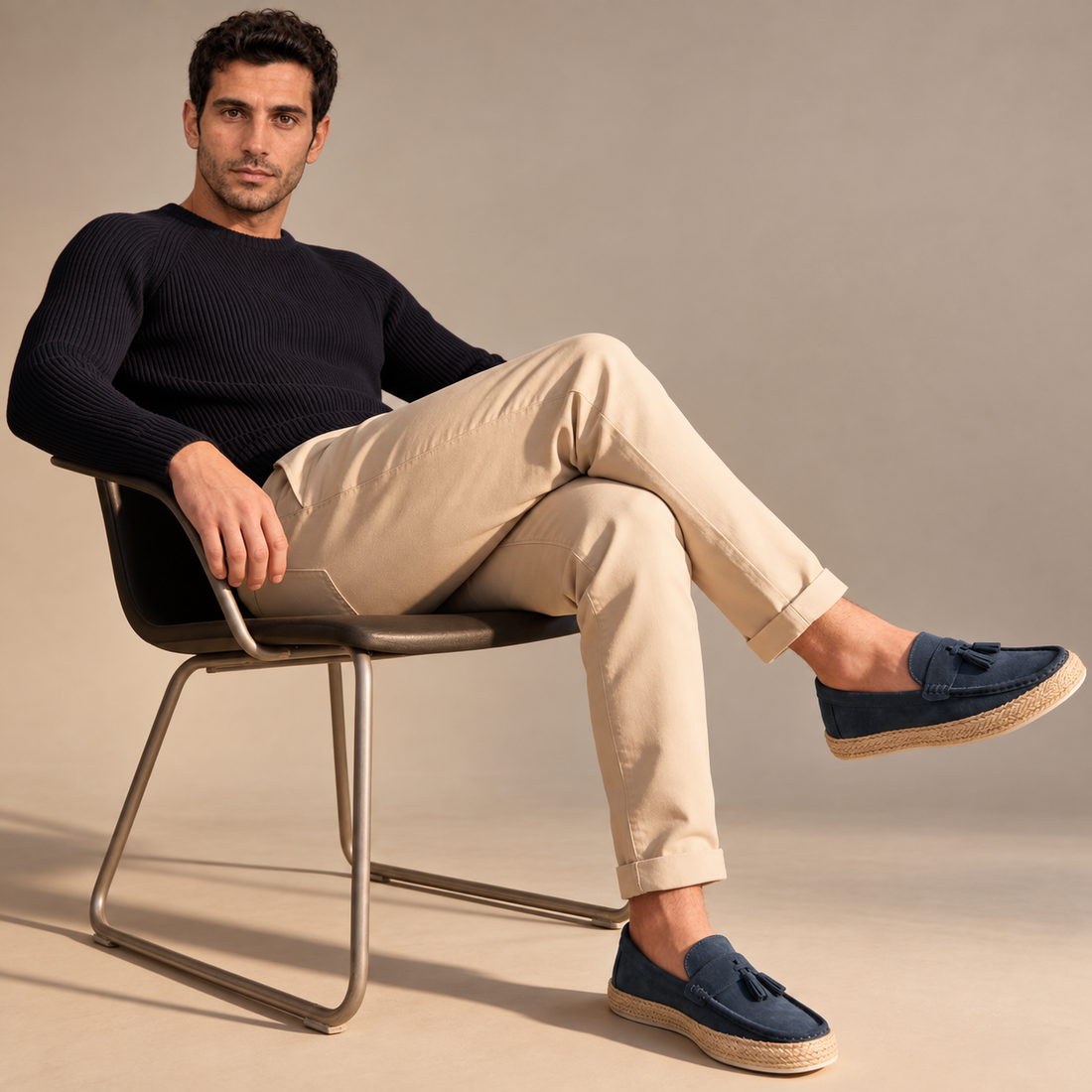 Men's Tassel Espadrille Loafers