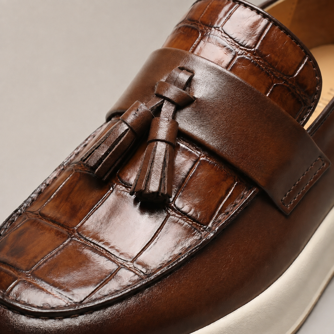 Men's Tassel Platform Loafers
