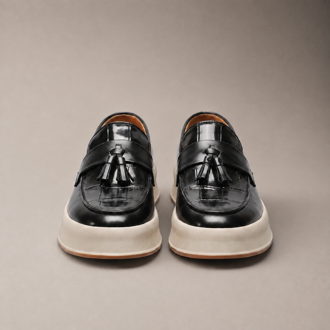 Men's Tassel Platform Loafers