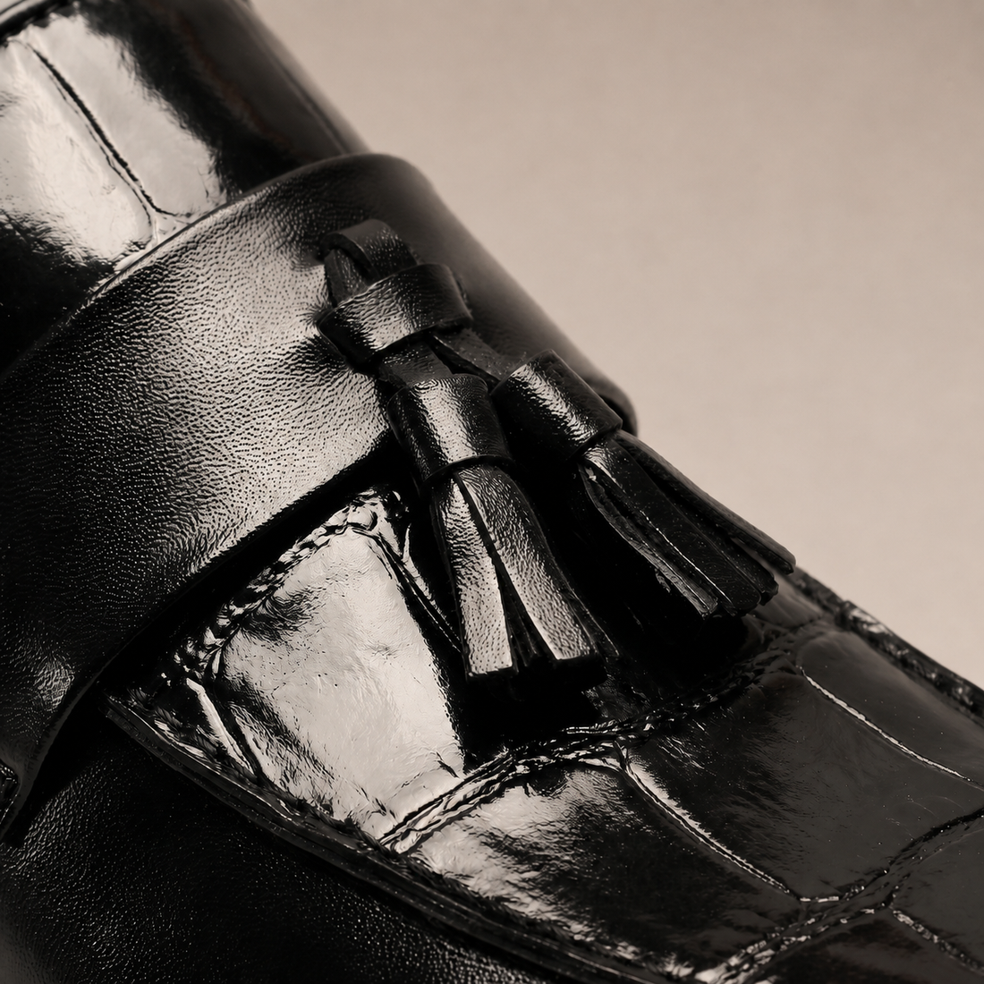 Men's Tassel Platform Loafers