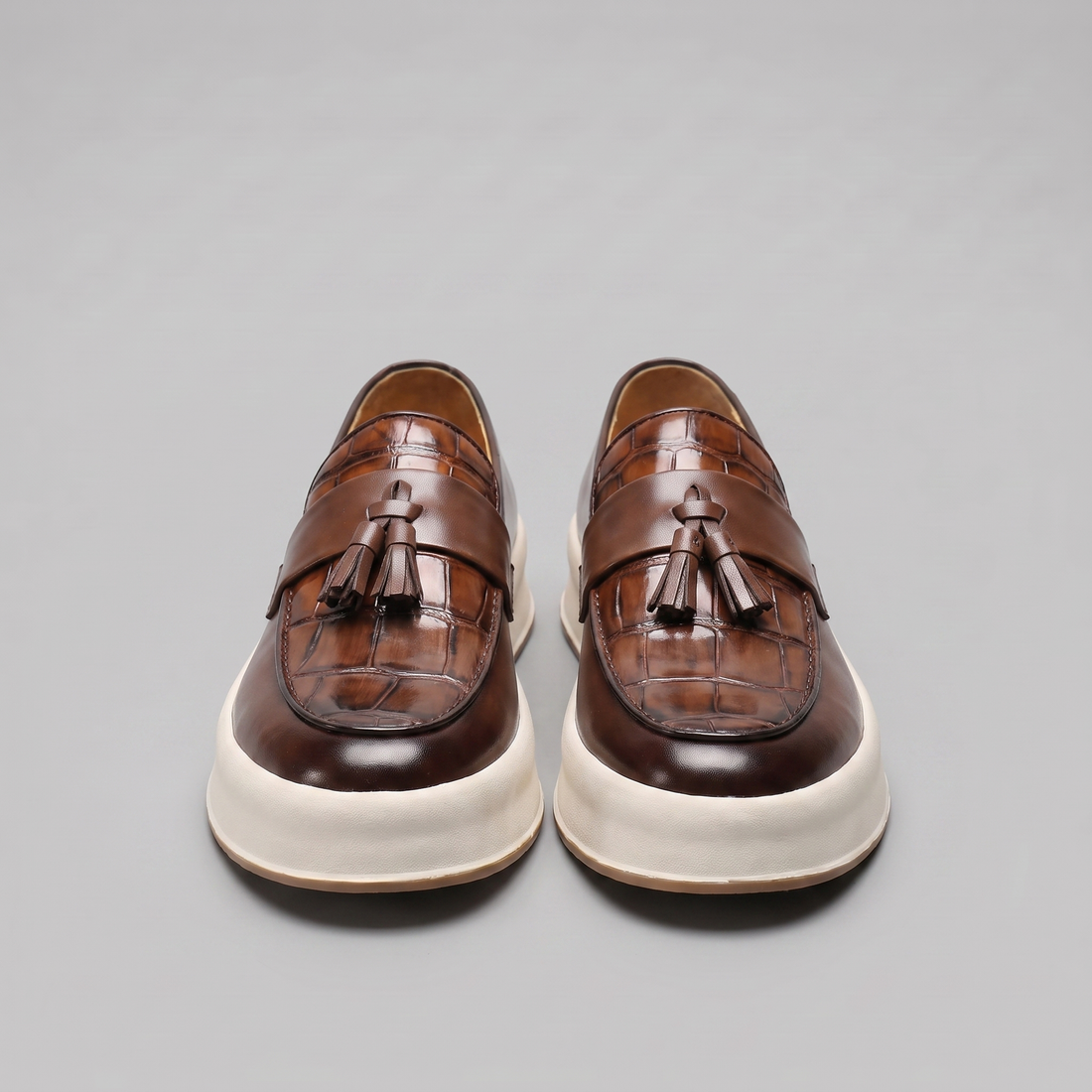 Men's Tassel Platform Loafers