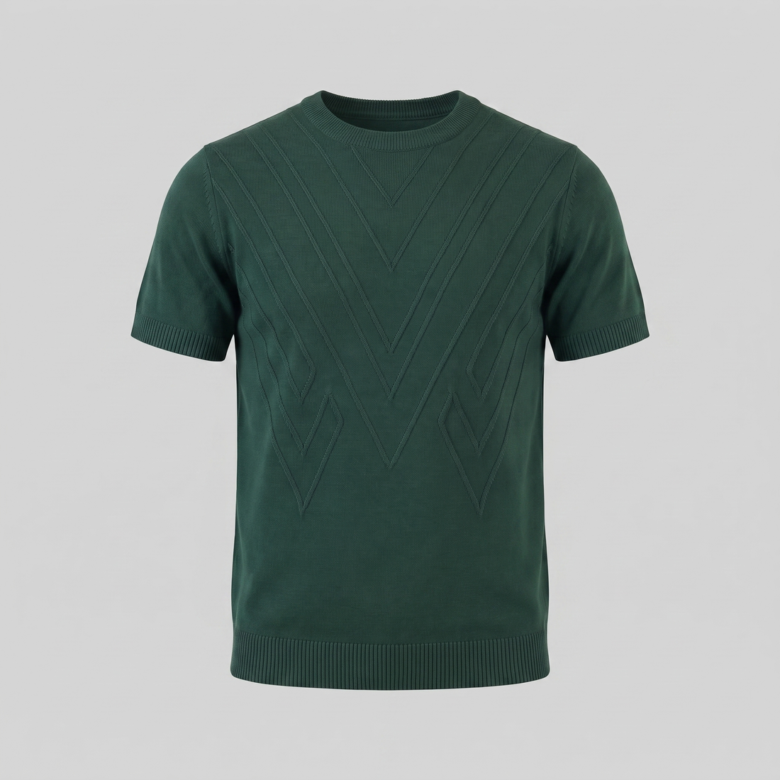 Men's Textured Knit T-Shirt