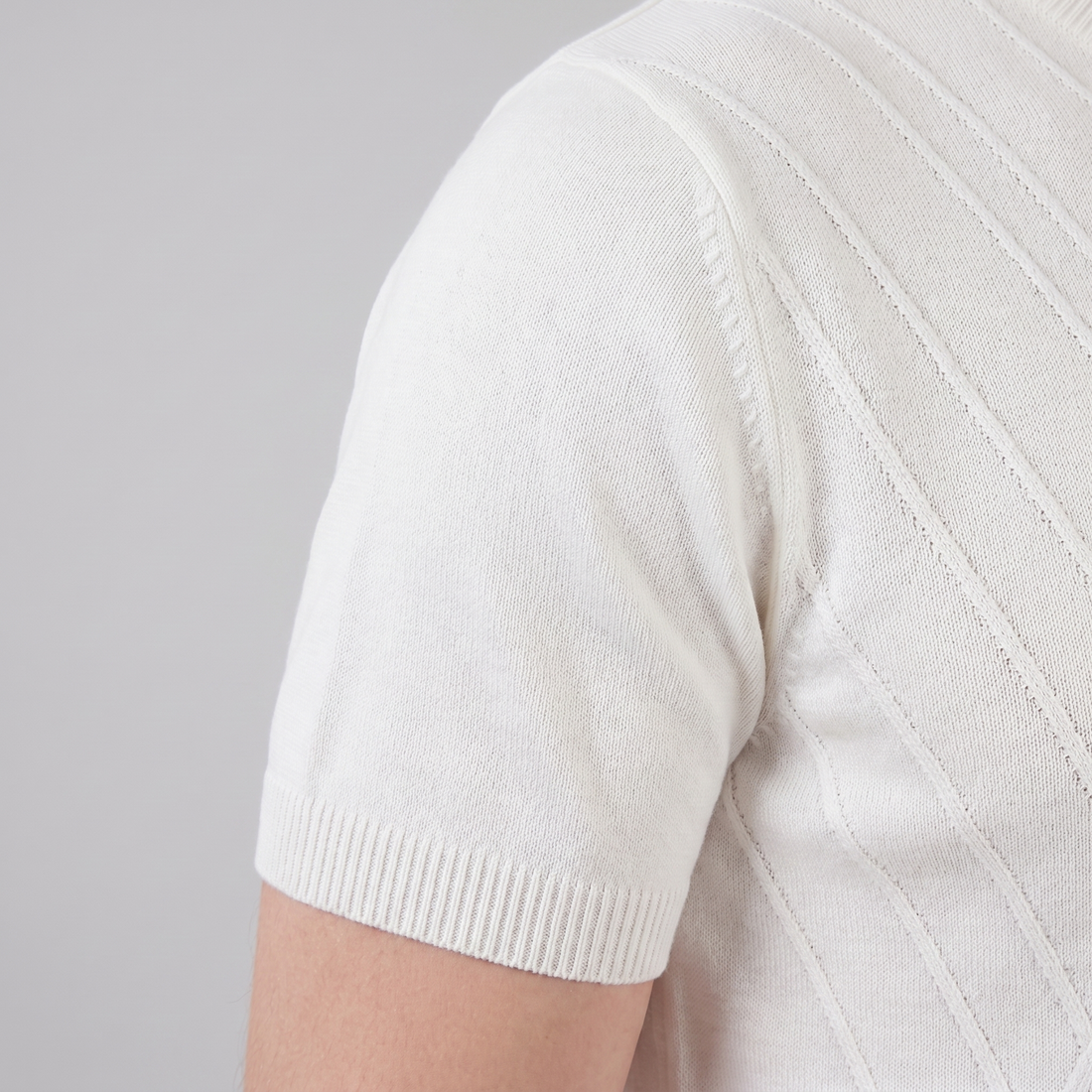 Men's Textured Knit T-Shirt