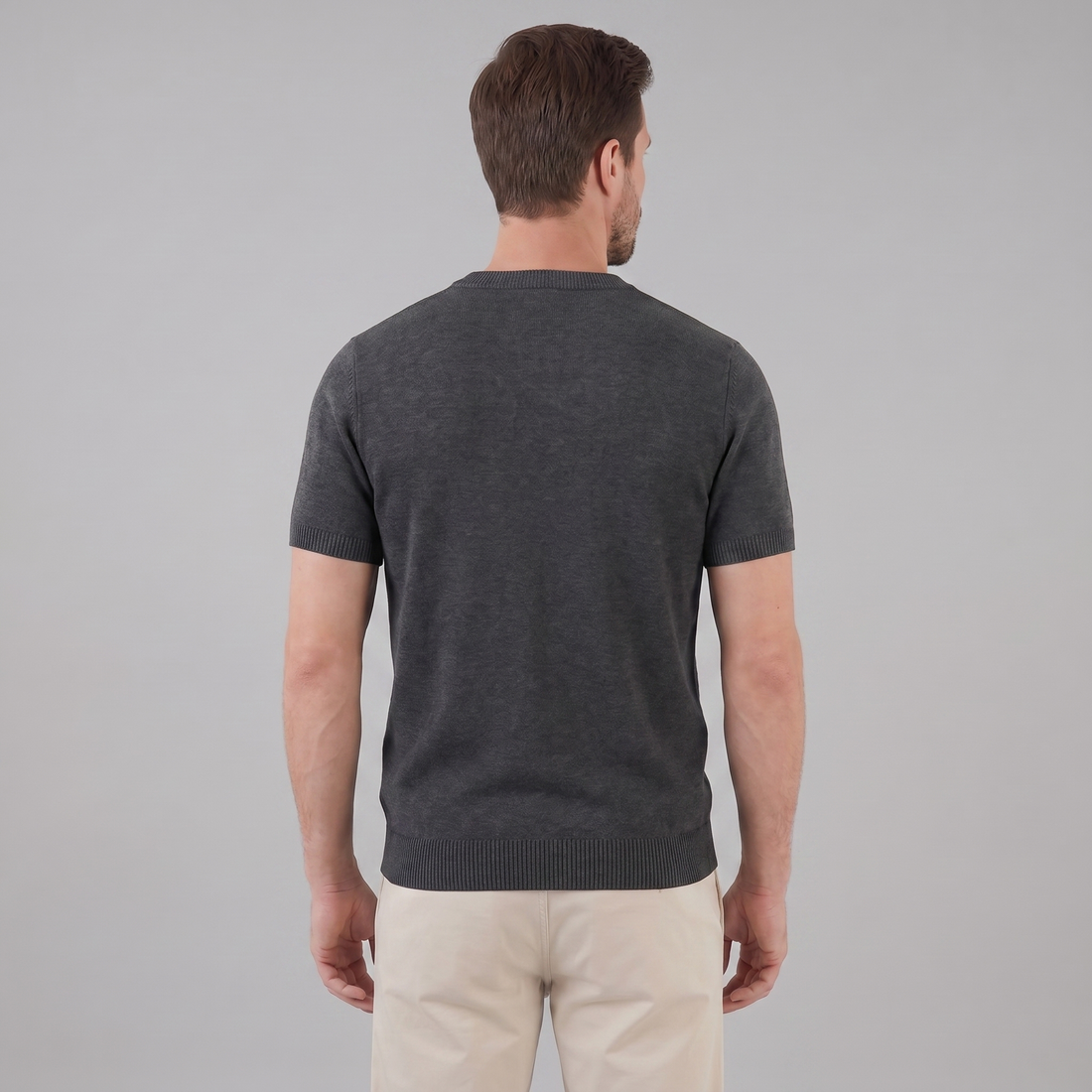 Men's Textured Knit T-Shirt