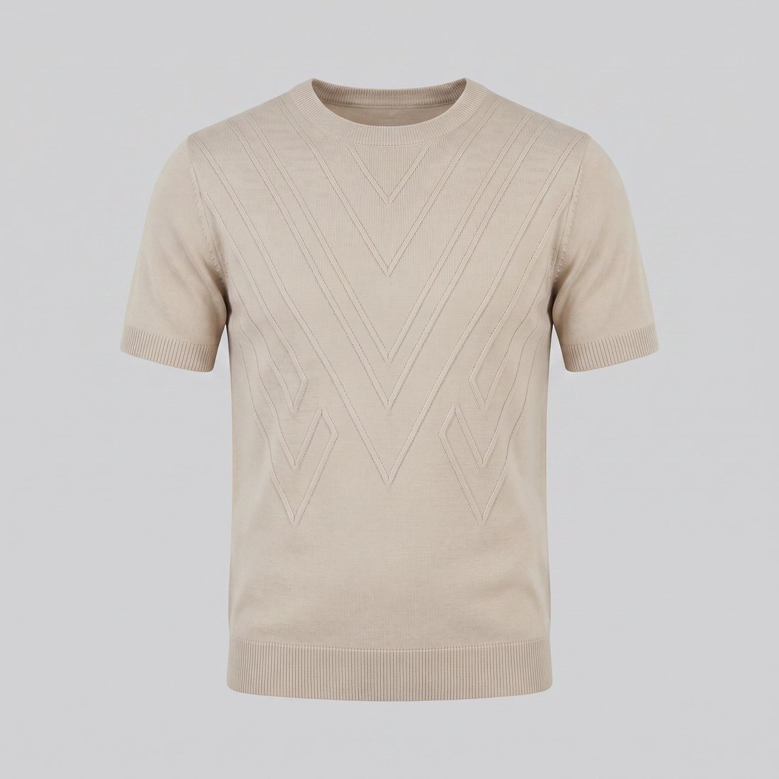 Men's Textured Knit T-Shirt