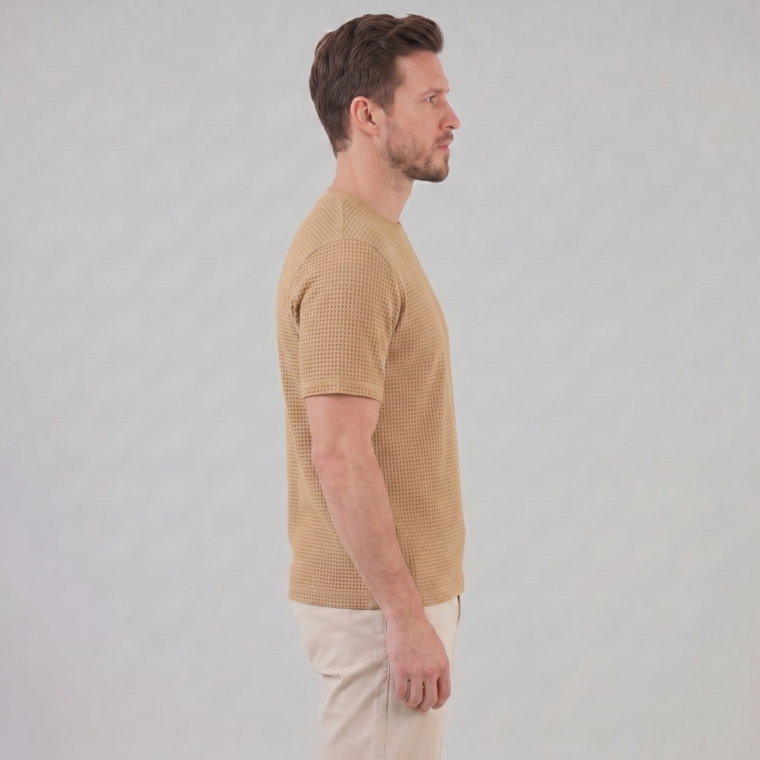 Men's Textured Short Sleeve Shirt