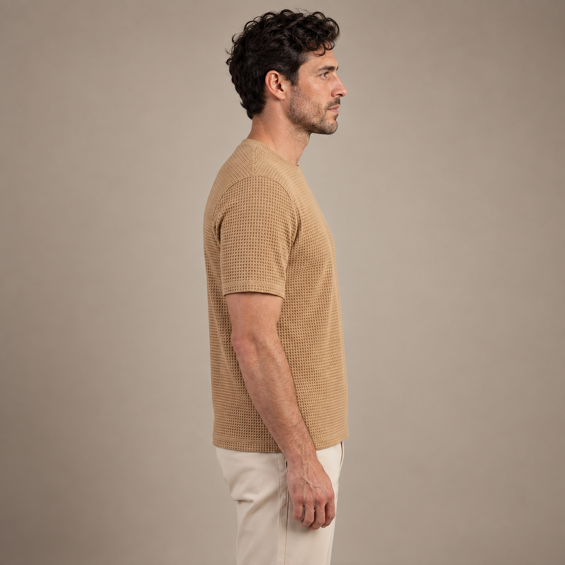 Men's Textured Short Sleeve Shirt