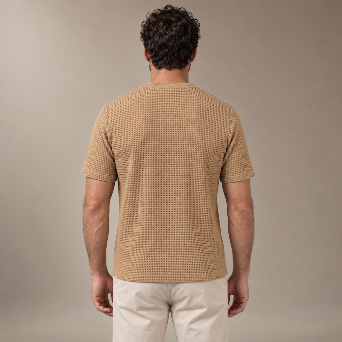 Men's Textured Short Sleeve Shirt