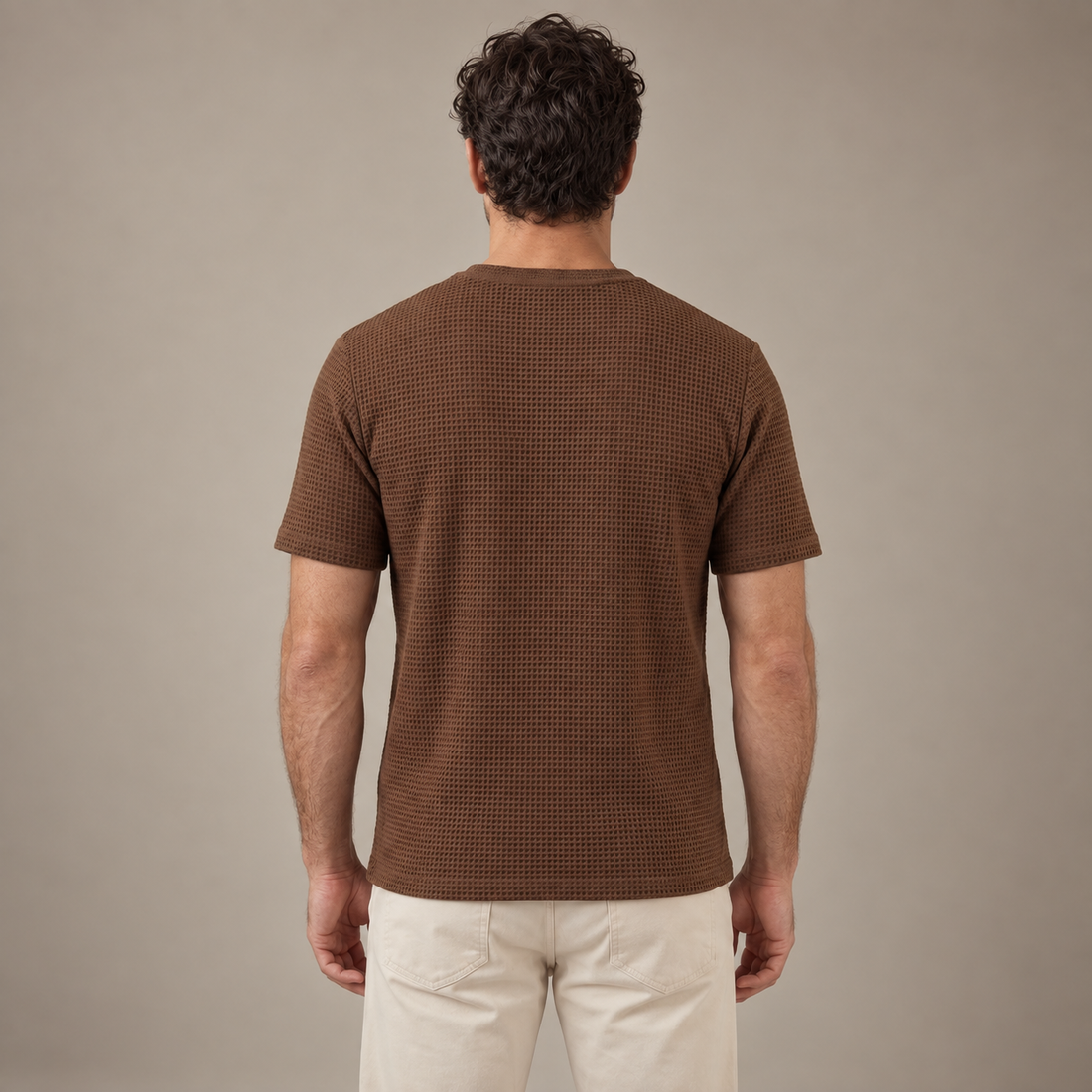 Men's Textured Short Sleeve Shirt