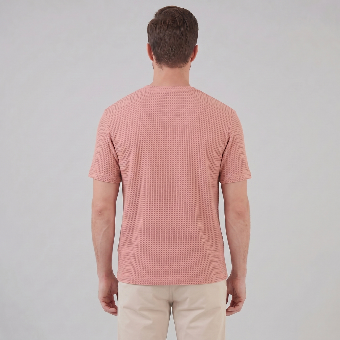 Men's Textured Short Sleeve Shirt