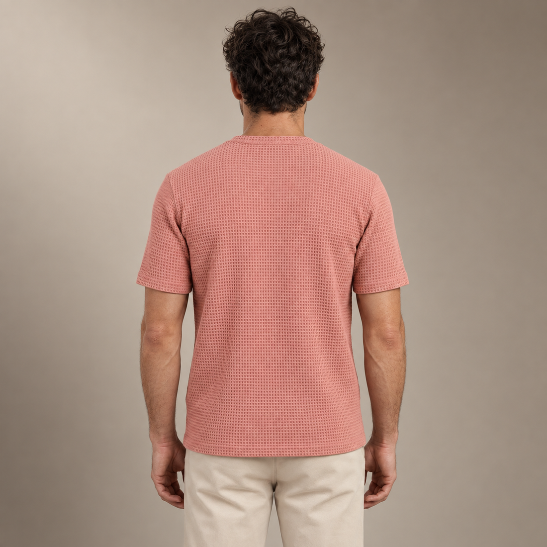 Men's Textured Short Sleeve Shirt