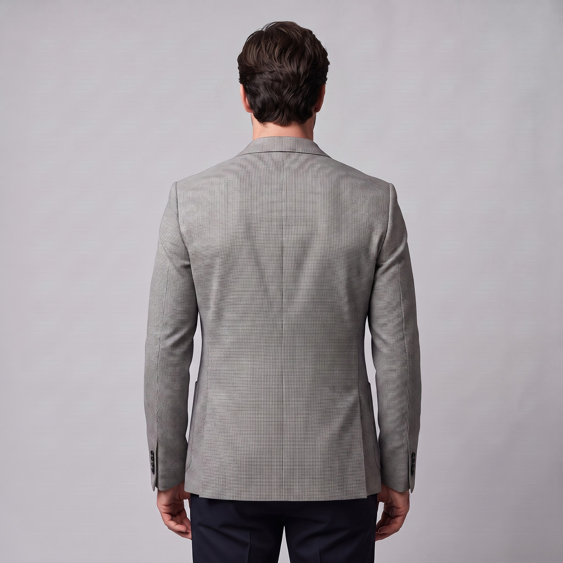 Men's Textured Two-Button Blazer
