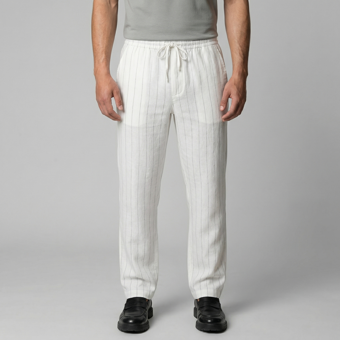 Men's Trousers with Drawstring Waist