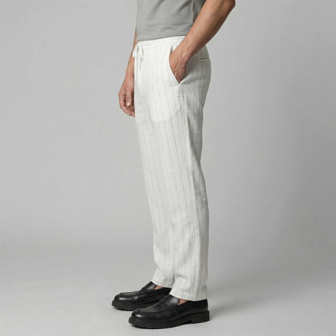 Men's Trousers with Drawstring Waist