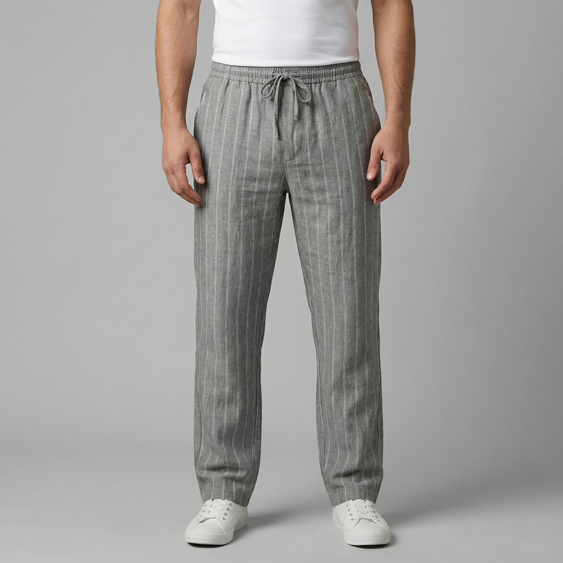 Men's Trousers with Drawstring Waist