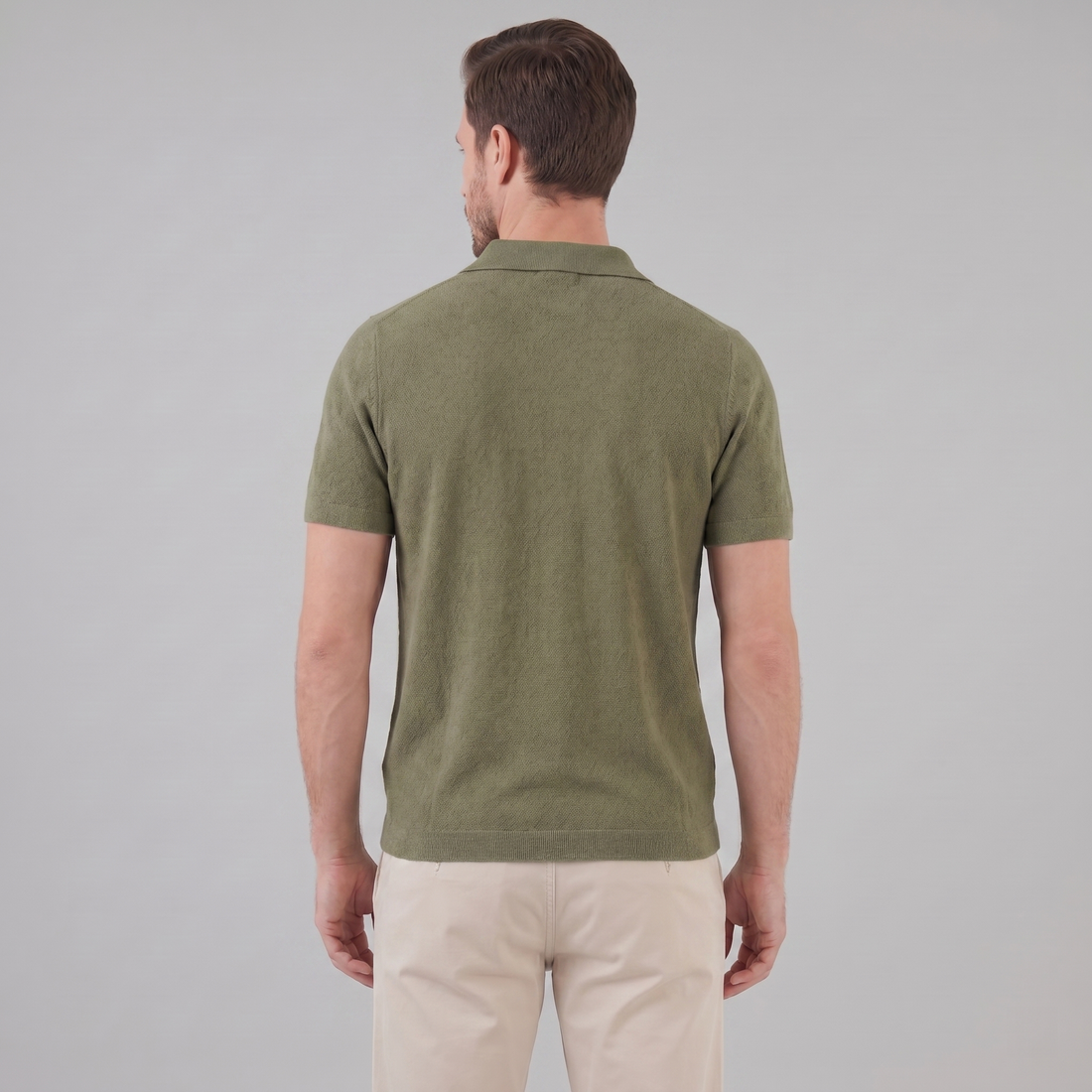 Men's V-Neck Summer Polo