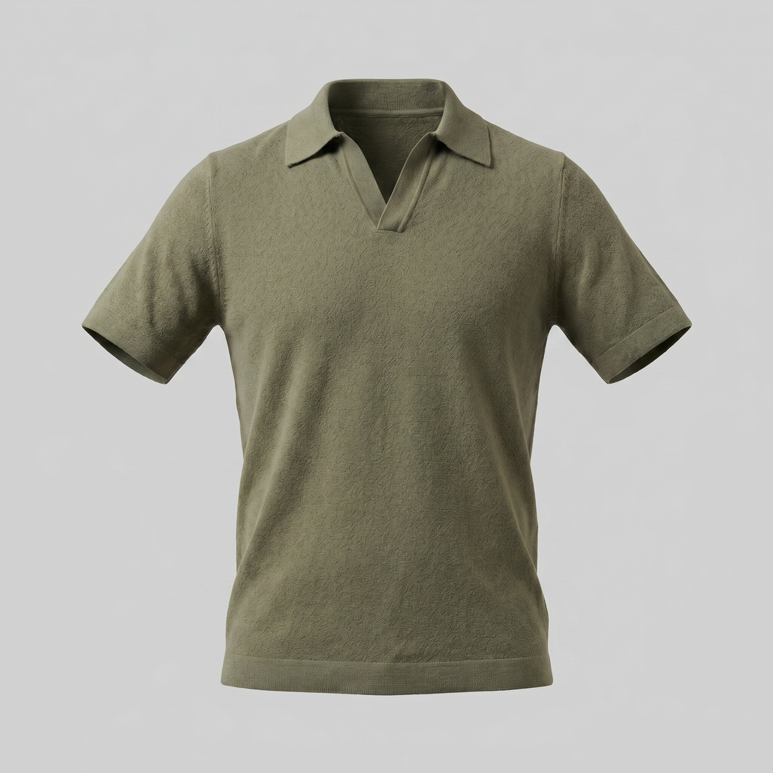Men's V-Neck Summer Polo