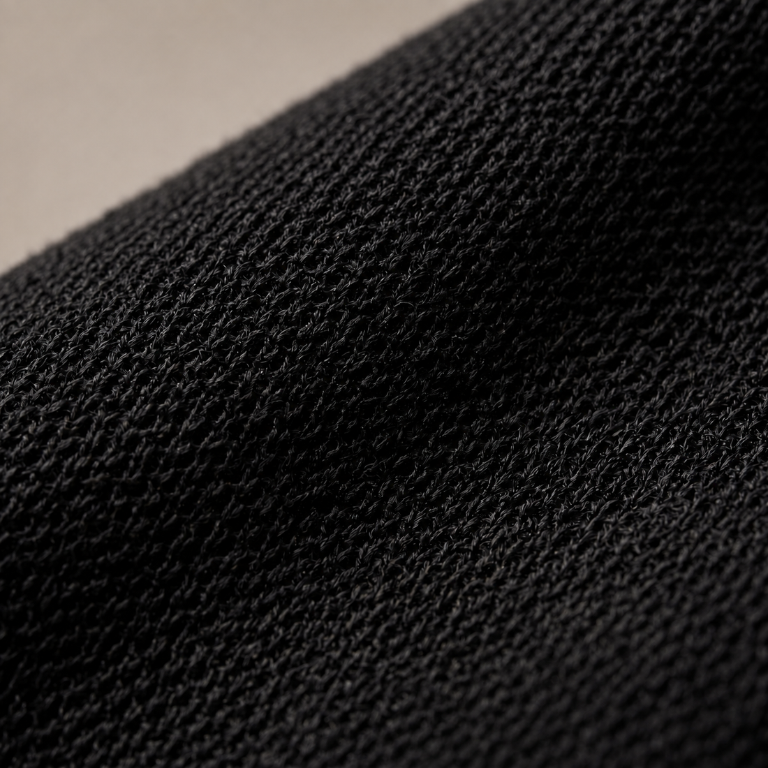 Men's Vertical Stripe Zip-Neck Polo