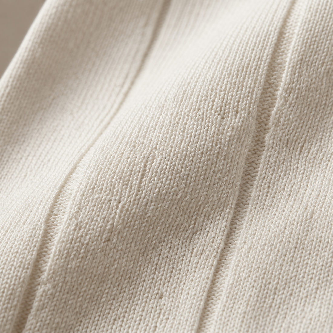 Men's Vertical Stripe Zip-Neck Polo