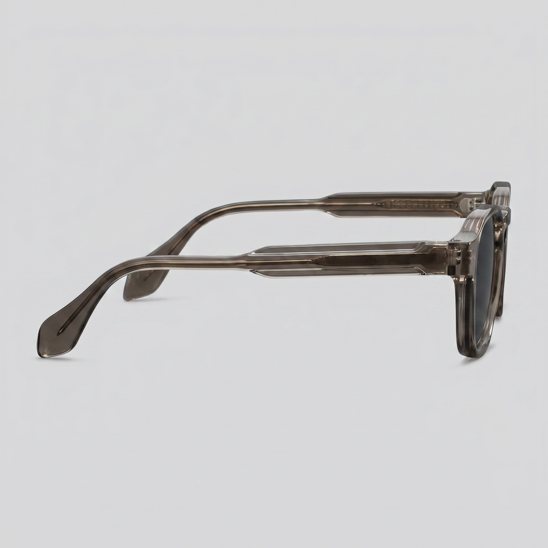 Men's Vintage Square Sunglasses with Dark Lenses