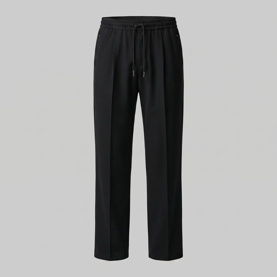 Men's Wide Leg Trousers with Drawstring
