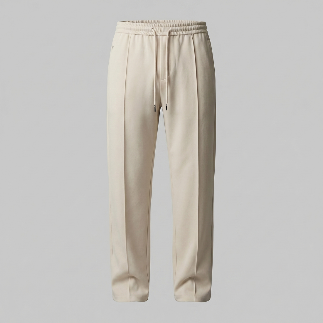 Men's Wide Leg Trousers with Drawstring