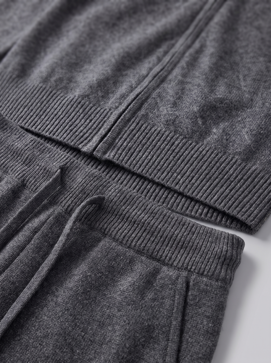 Men's Wool Knit Zip Cardigan and Trouser Co-ord Set
