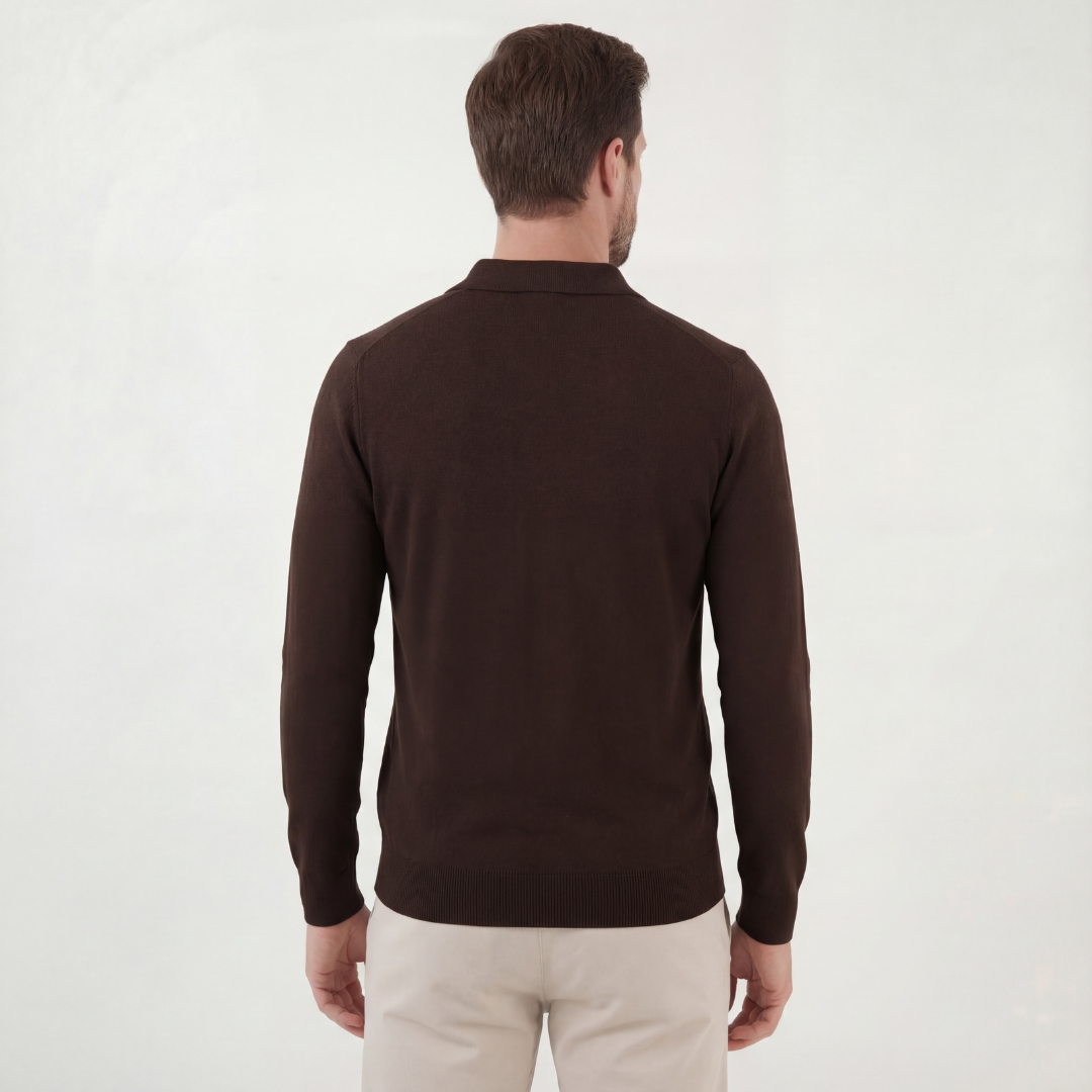Brown Classic Polo Shirt