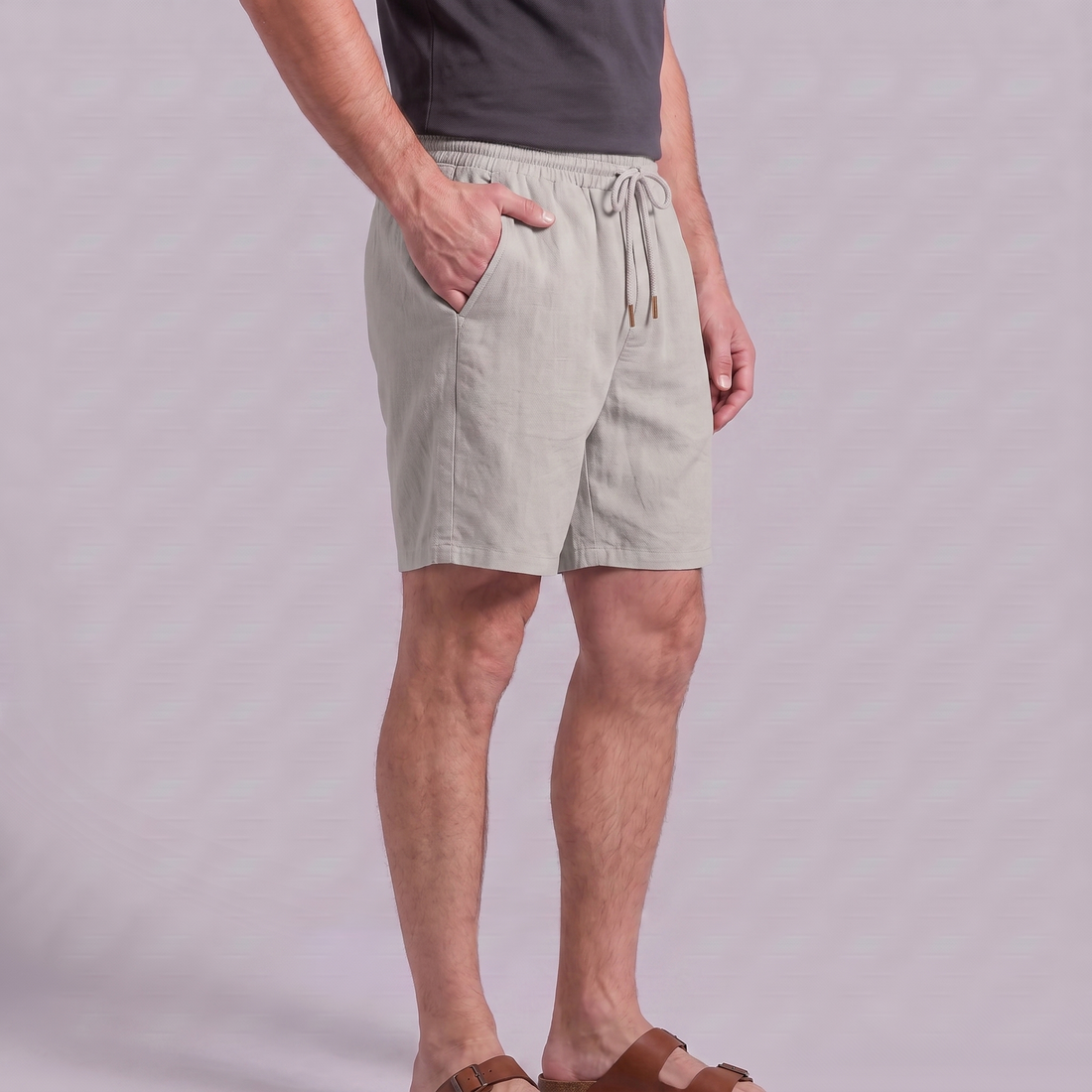 Men's Casual Drawstring Jogger Shorts