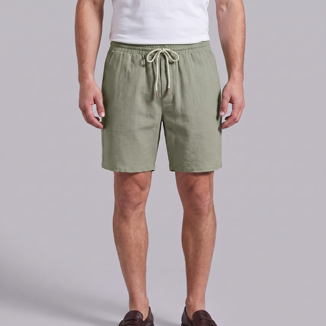 Men's Casual Drawstring Jogger Shorts