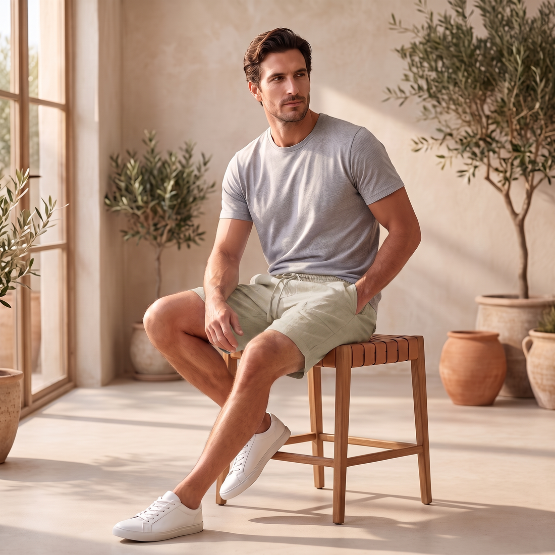 Men's Casual Loose Fit Summer Shorts