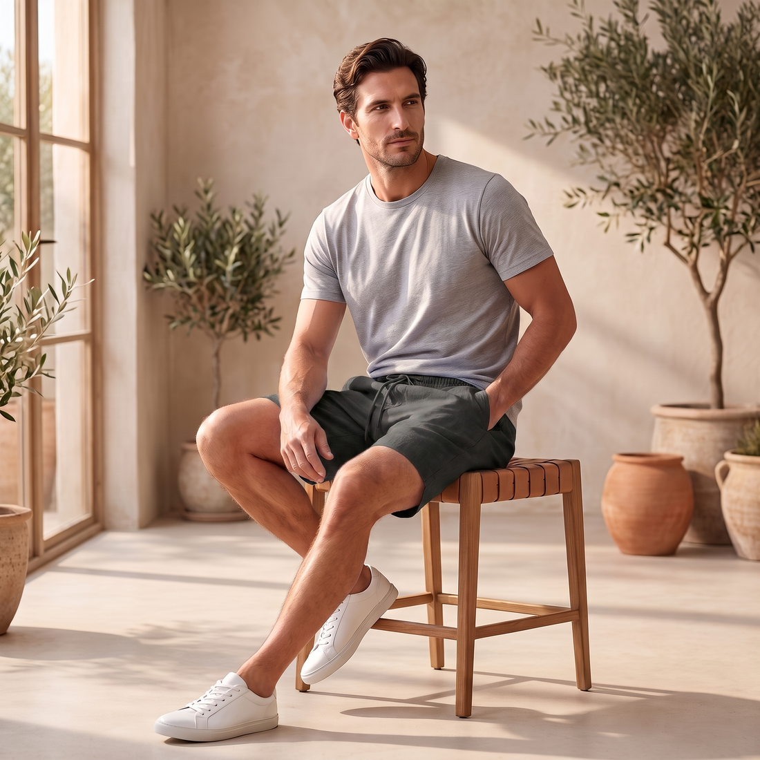 Men's Casual Loose Fit Summer Shorts