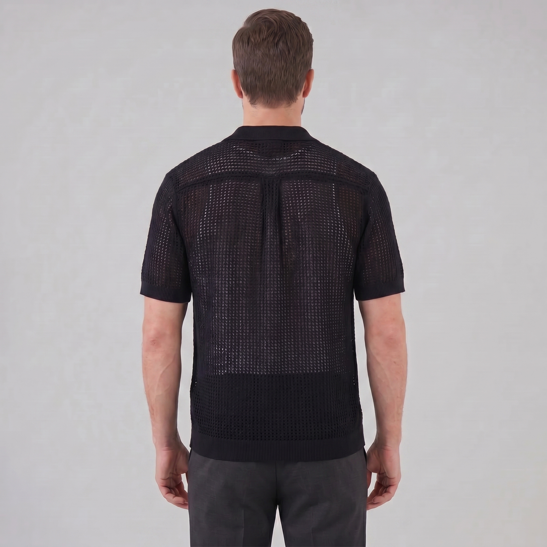 Men's Airy Knit Casual Summer Shirt