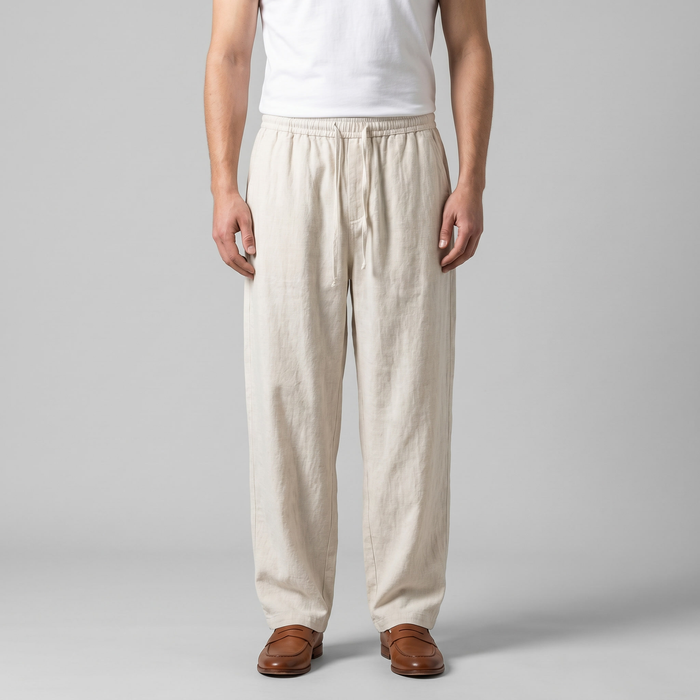 Men's Baggy Linen Pants