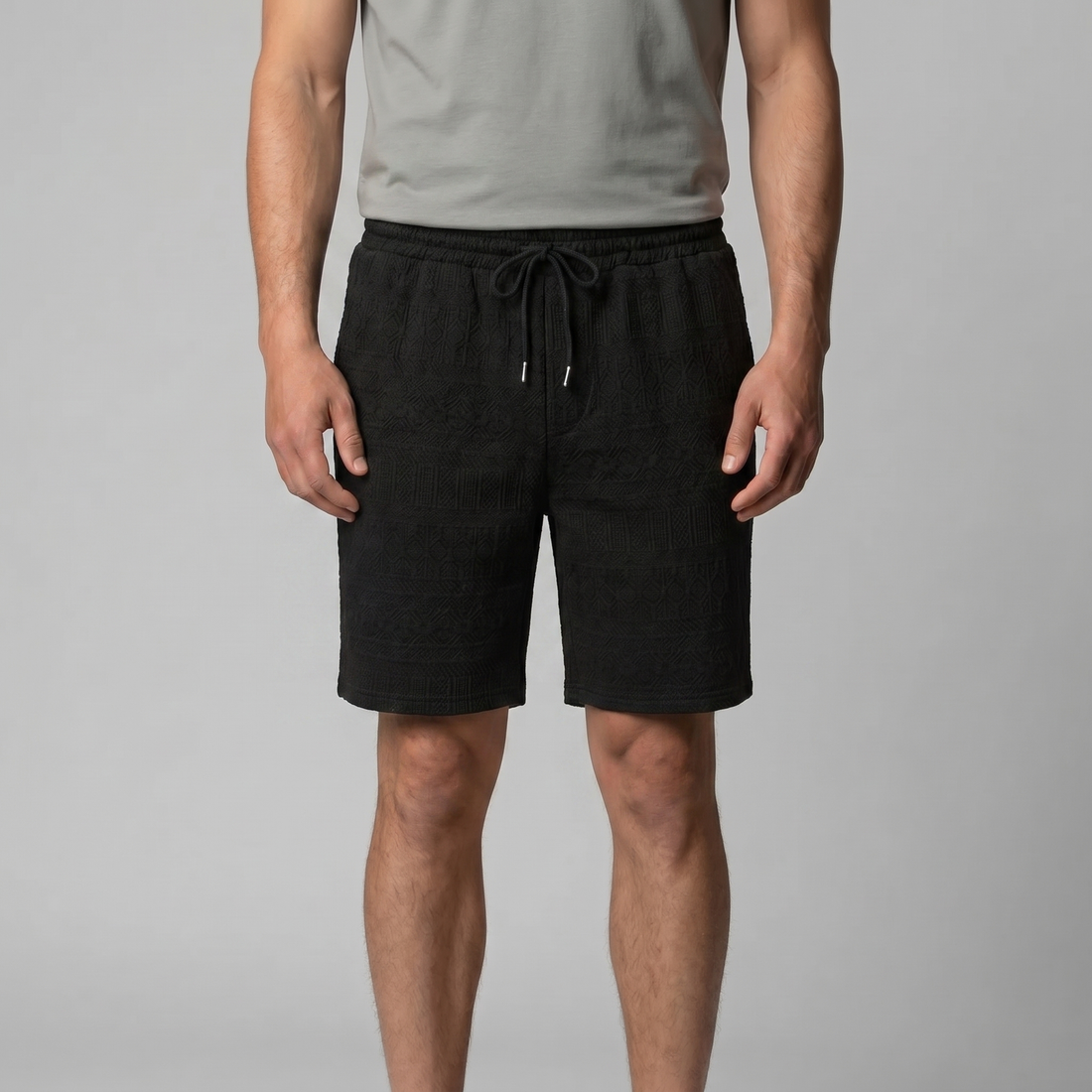 Men's Basic Drawstring Shorts with Pockets