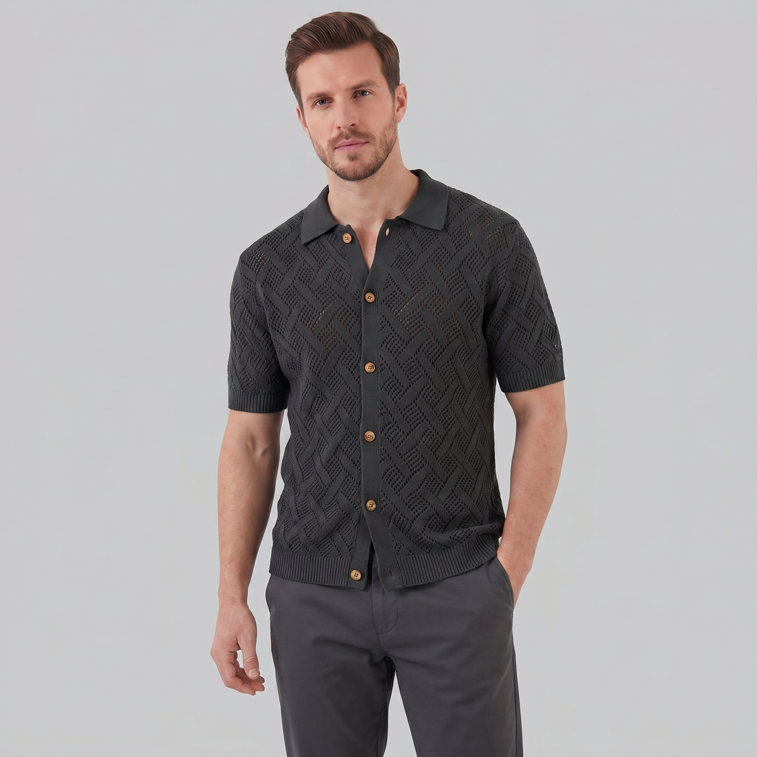 Men's Beach Polo Summer Shirt