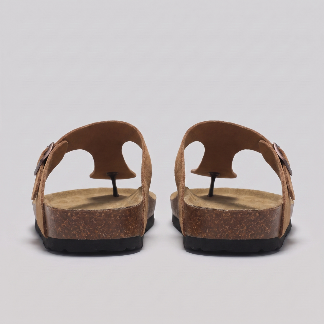 Men's Buckle Strap Flip Flop Sandals