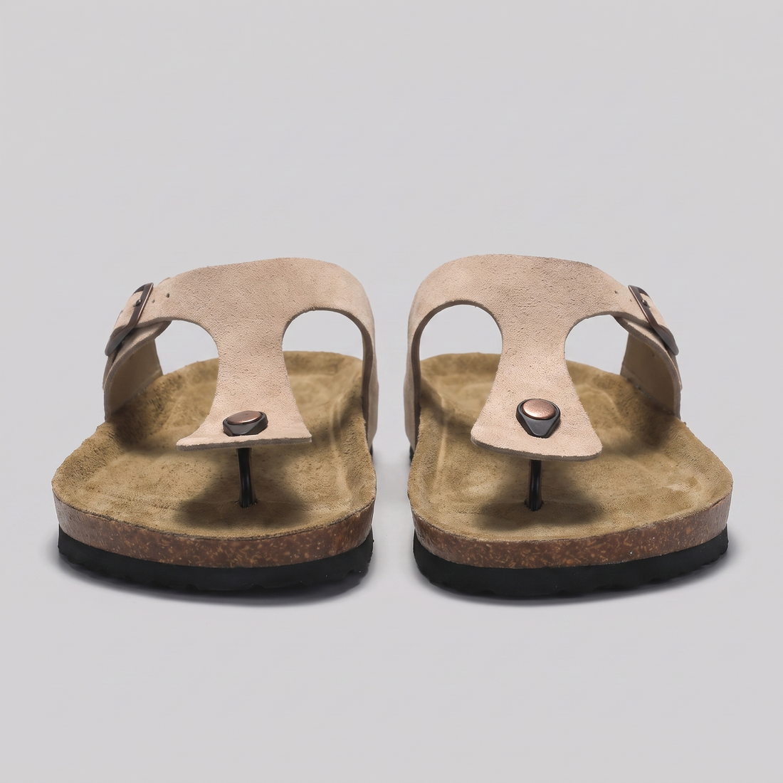 Men's Buckle Strap Flip Flop Sandals