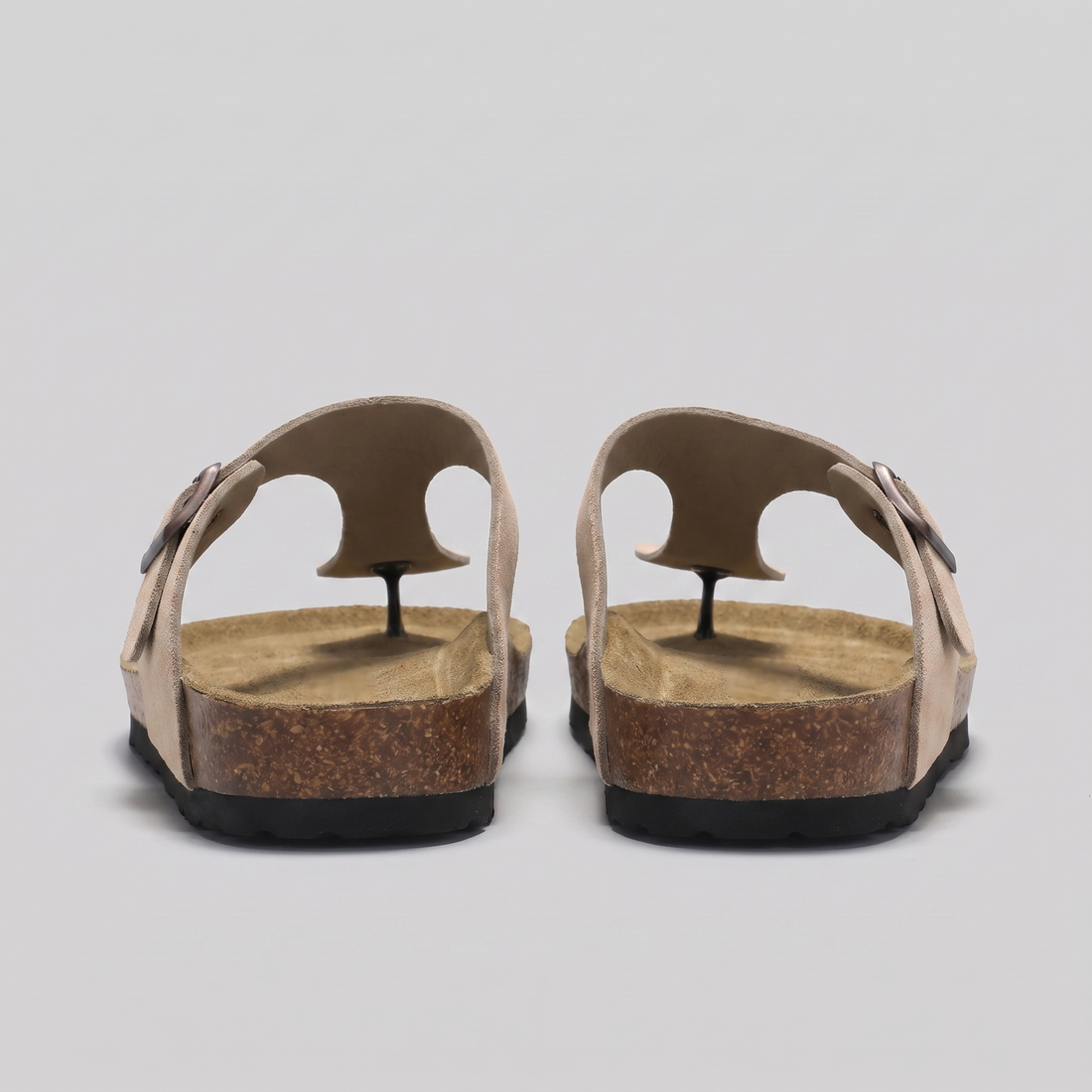 Men's Buckle Strap Flip Flop Sandals