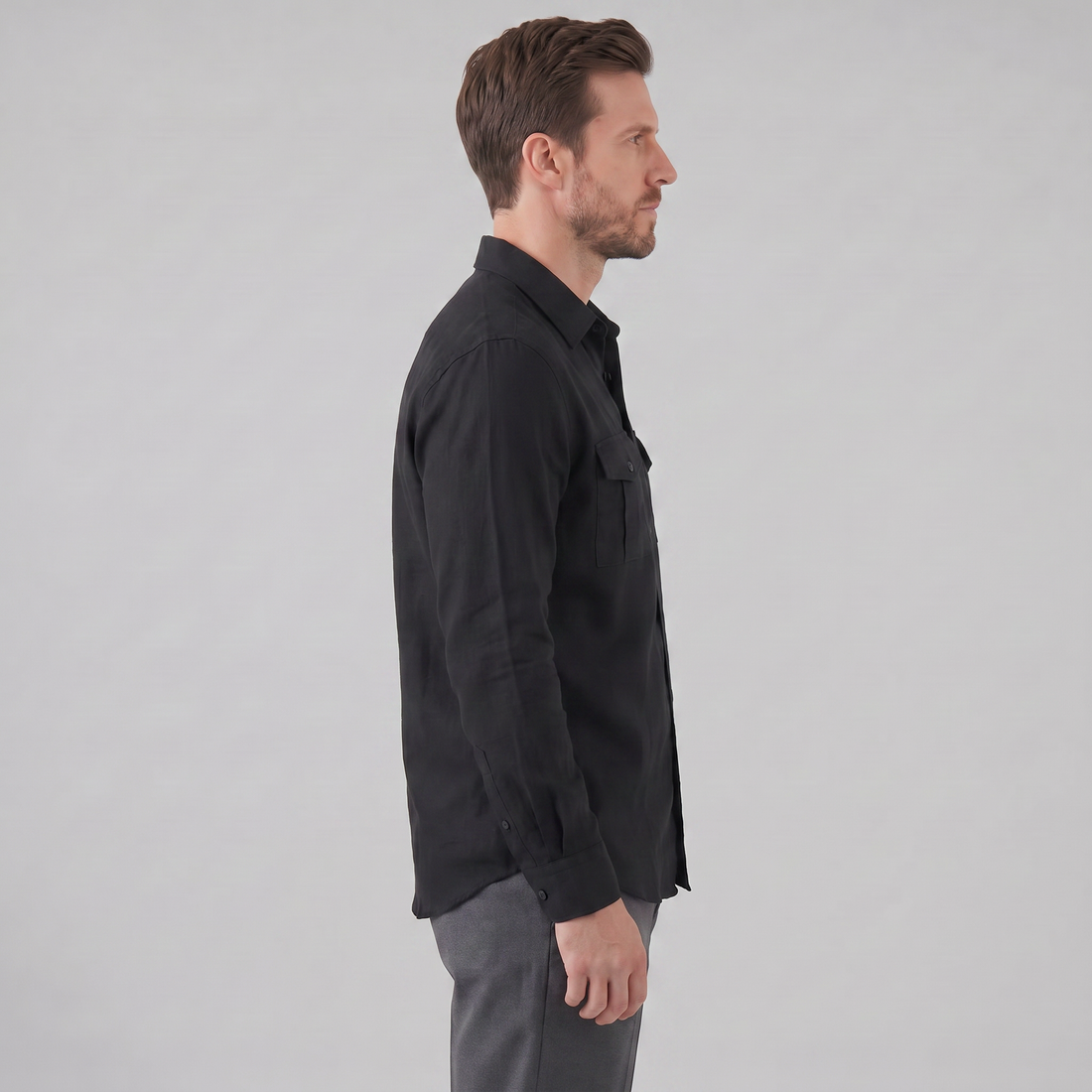 Men's Button-Up Summer Shirt