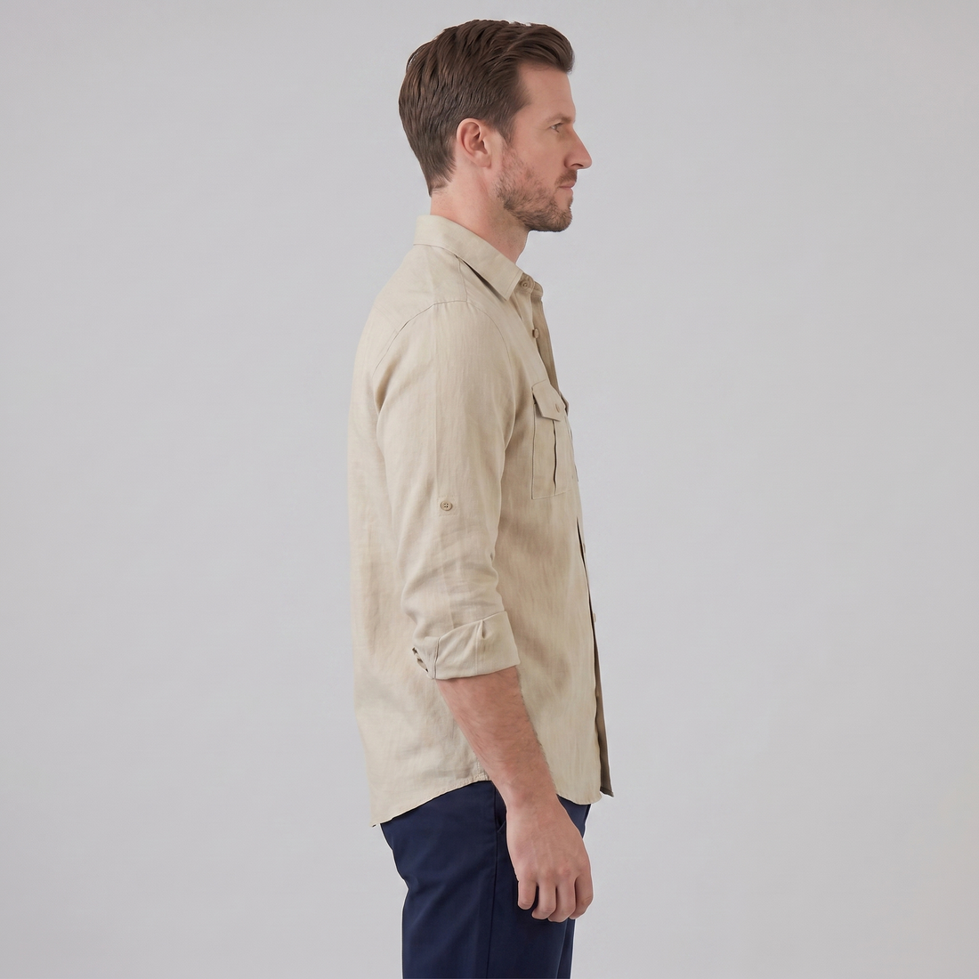 Men's Button-Up Summer Shirt