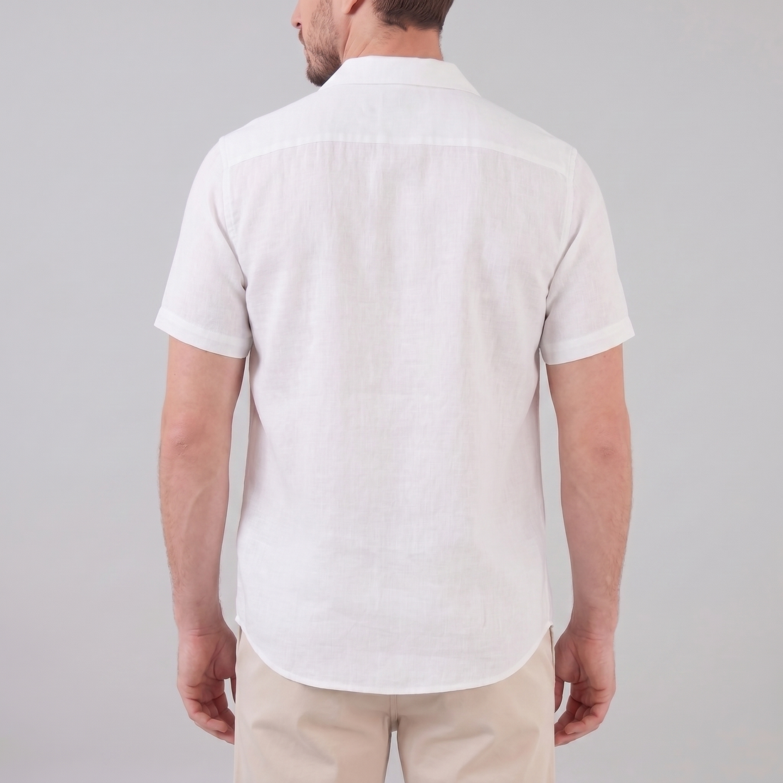 Men's Camp Collar Short-Sleeve Shirt