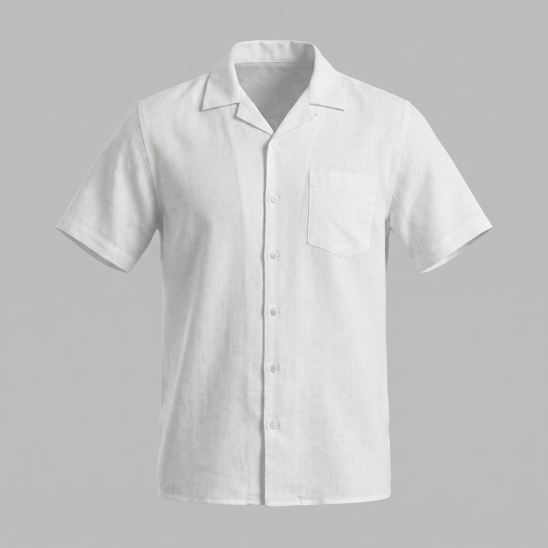 Men's Camp Collar Short-Sleeve Shirt