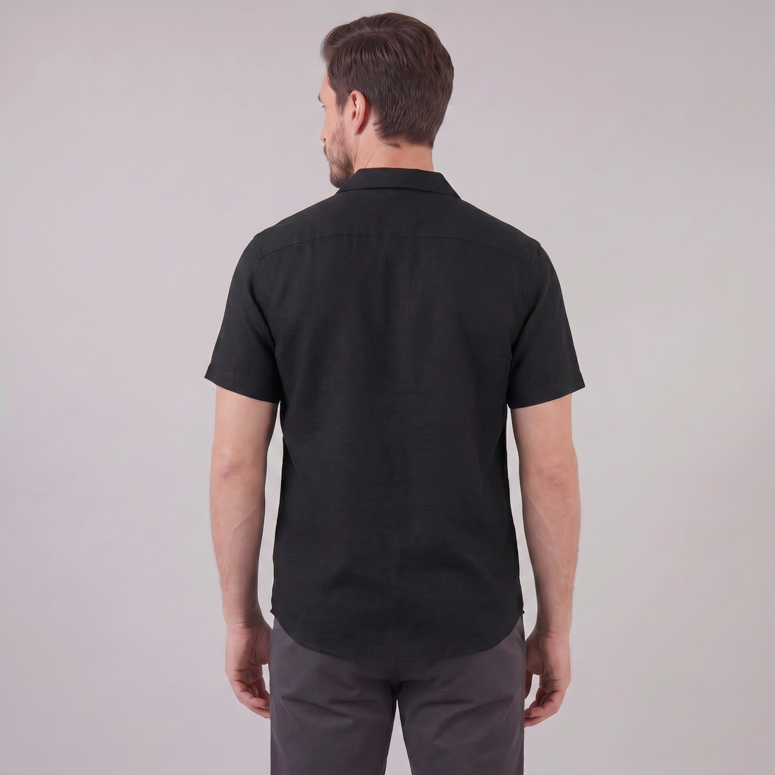 Men's Camp Collar Short-Sleeve Shirt