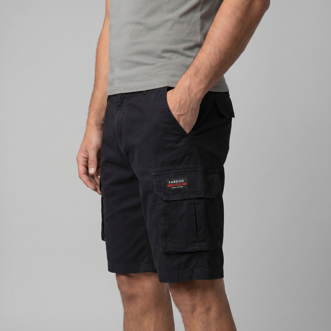 Men's Cargo Shorts with Multiple Pockets