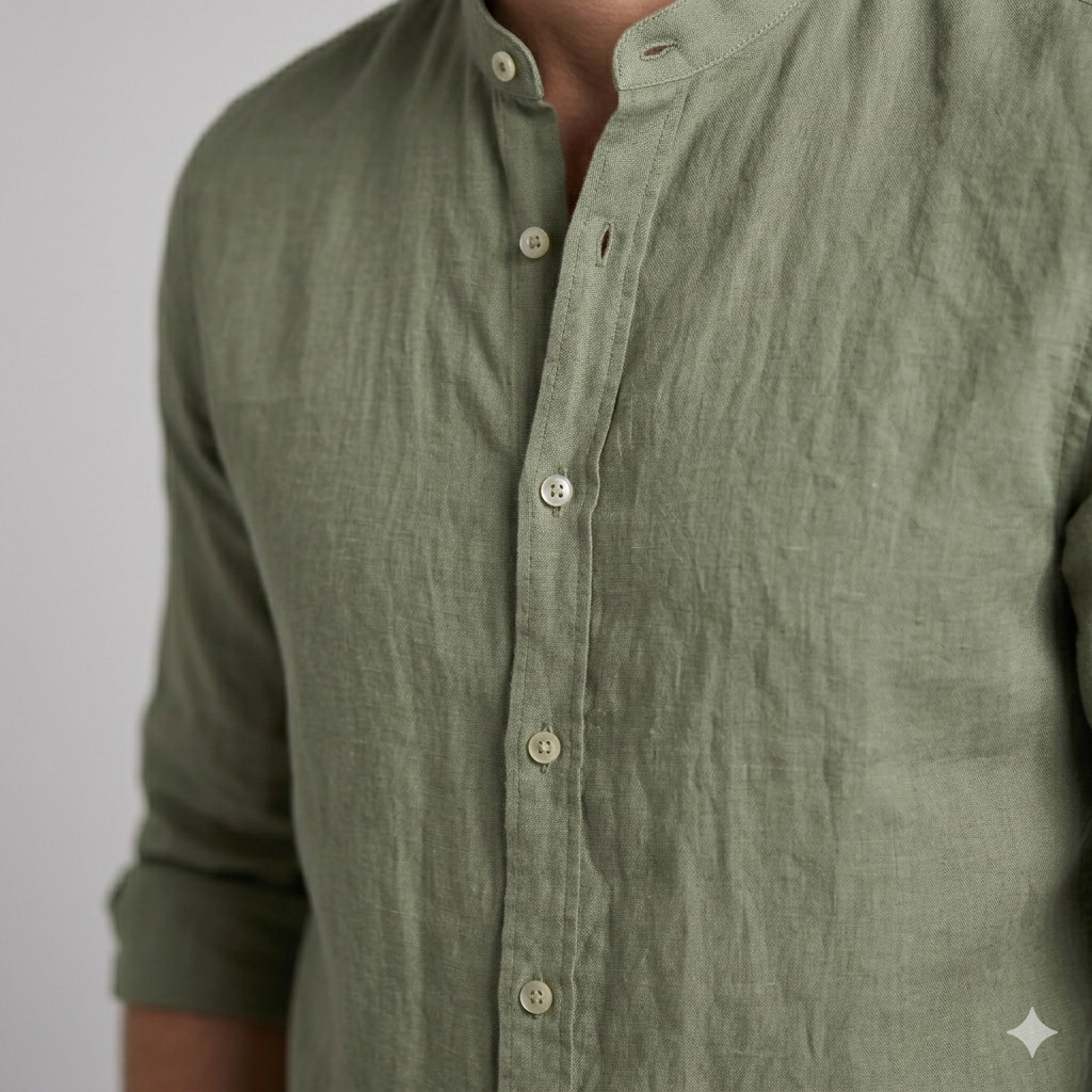 Men's Casual Button-Up Shirt